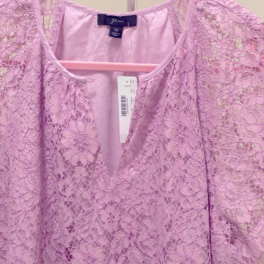 J. Crew Lace Blouse NWT